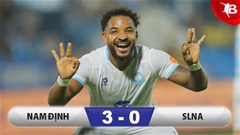 Kết quả Nam Định 3-0 SLNA: Xuân Son lập hat-trick
